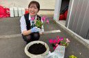【水沢店】花いっぱい運動!