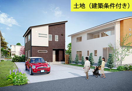 向中野小学校まで徒歩15分!【向中野細谷地分譲地 区画A】
