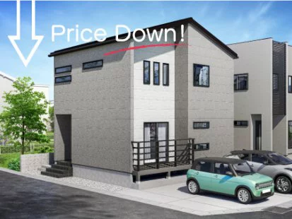 城北小まで徒歩10分!25坪3LDK建売【月が丘A棟】
