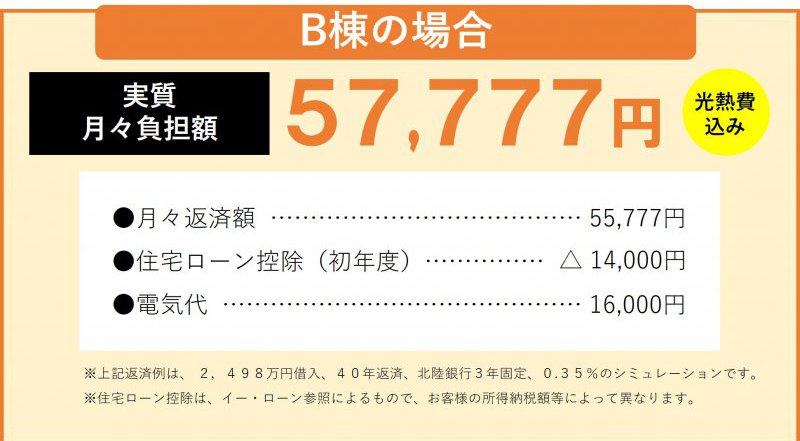 お支払い例