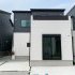 外観もトータルコーディネートしたデザイン住宅です。