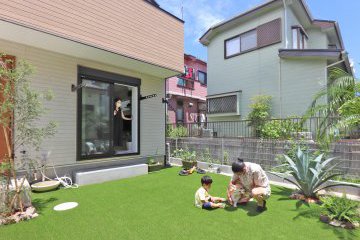植栽が美しい庭
