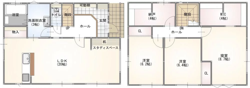防府市松原モデルハウス(2階建て/3LDK)