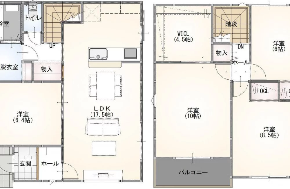 宇部市常盤台 モデルハウス(2階建て/4LDK)