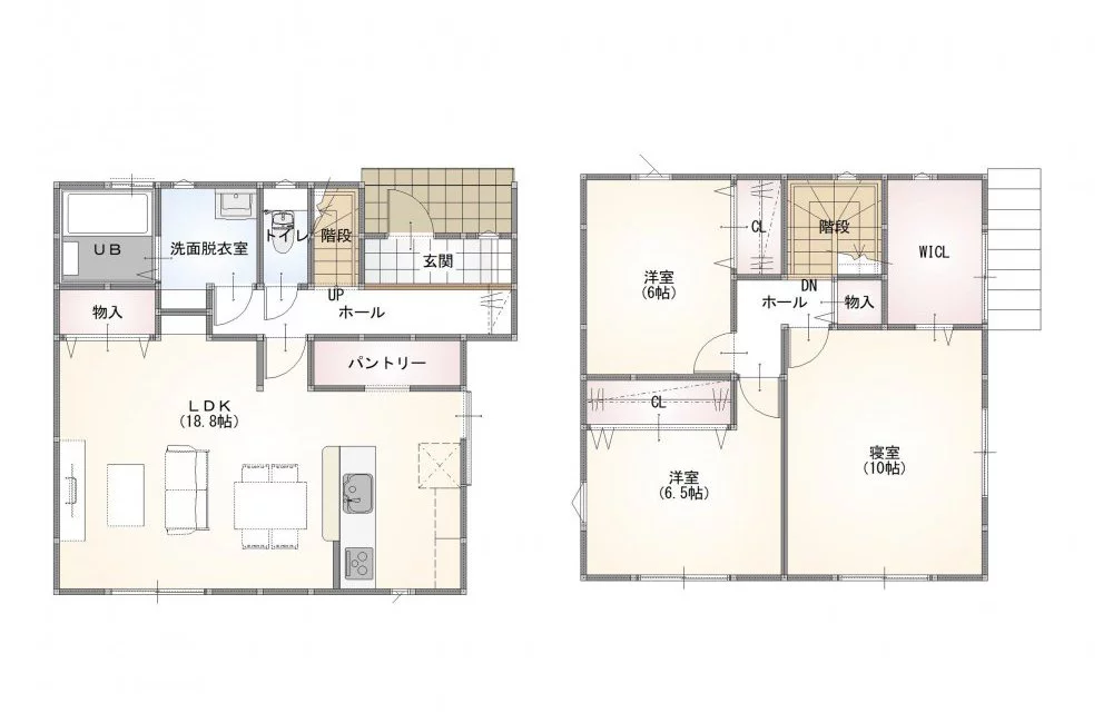宇部市厚南大森 モデルハウス(2階建て/3LDK)