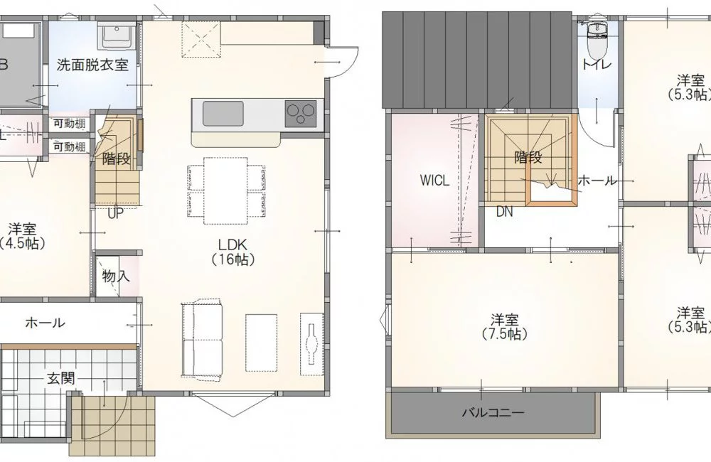 宇部市藤山12号地 モデルハウス(2階建て/4LDK)