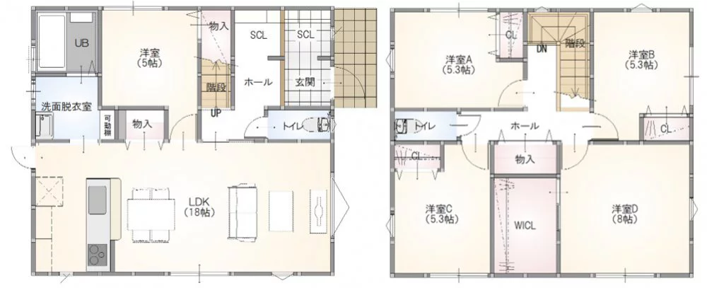 周南市椎木 モデルハウス(2階建て/5LDK)