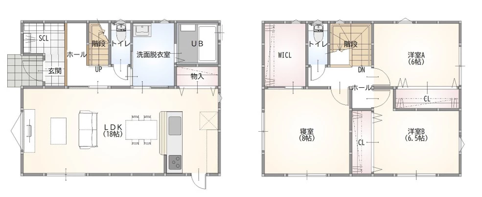 下関市古屋町 モデルハウス(2階建て/3LDK)