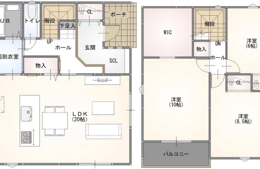 山口市黒川 モデルハウス(2階建て/3LDK)