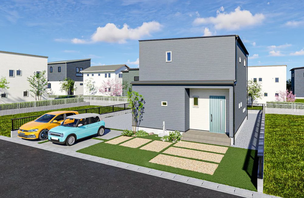 大沢東8号地分譲住宅 モデルハウス(2階建て/3LDK)