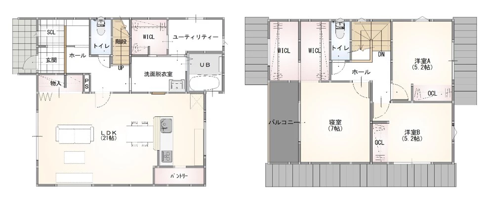 防府市下右田4号地 モデルハウス(2階建て/3LDK)
