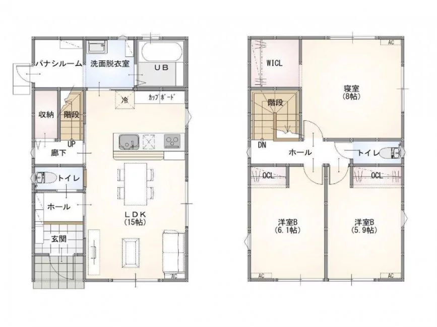 【下関市】彦島西山町3丁目 (2階建て/3LDK)