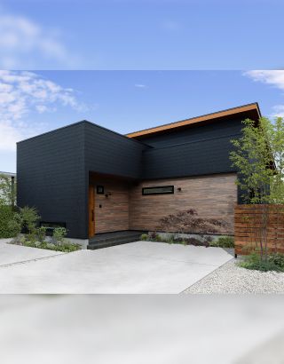 クールさとあたたかさを兼ね備えた和モダンな平屋住宅