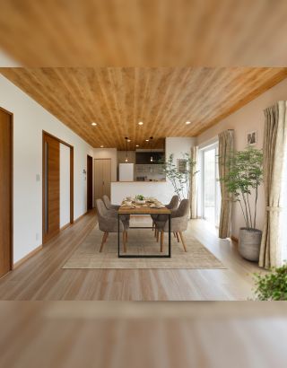 木のぬくもりたっぷりの安らぎあるお家