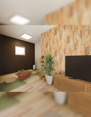 和テイストでゆったりと落ち着けるお家