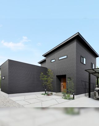 収納たっぷりな和室を設けたシックなお家