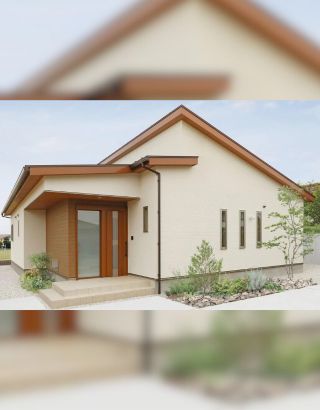 天井高で開放感抜群な間取り×平屋住宅