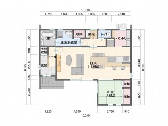 ★広がる視界と心地よい団らん、収納充実の快適キッチンハウス