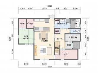 ★たっぷり収納でスッキリ、快適空間のゆとりある暮らし