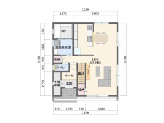★コンパクトで無駄のない、収納充実の3LDK