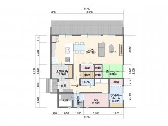 ★スッキリ収納で家族が集う、明るく開放的な住まい