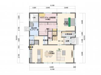 ★家族の快適さを追求、大容量クロークとトレーニングルームで健康的な毎日