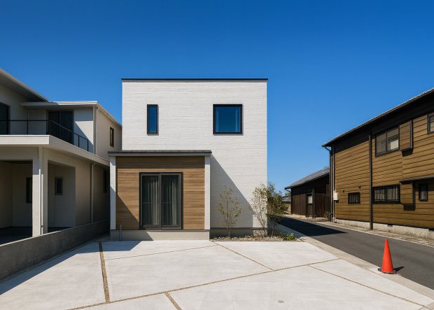 【2階建て】広々とした18帖のLDKと効率的な家事動線を実現する住宅