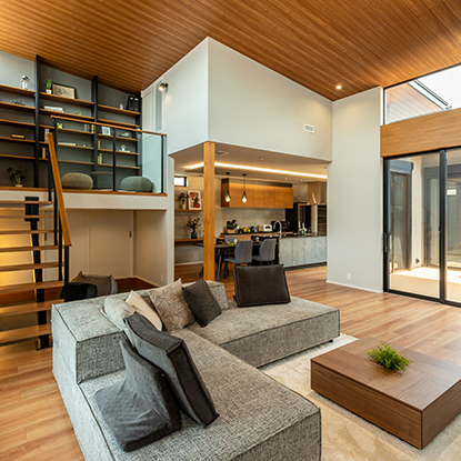 平屋建住宅 平庵の家(西尾展示場)