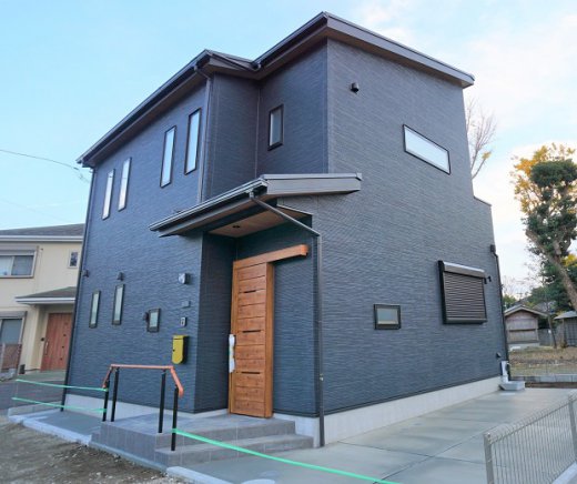 モダンと和ティスト融合の家