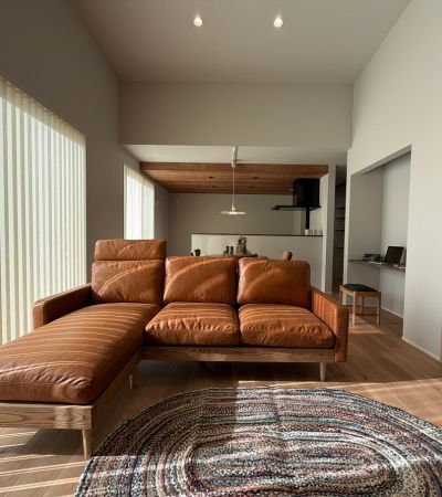 開放感抜群なリビングが魅力の平屋