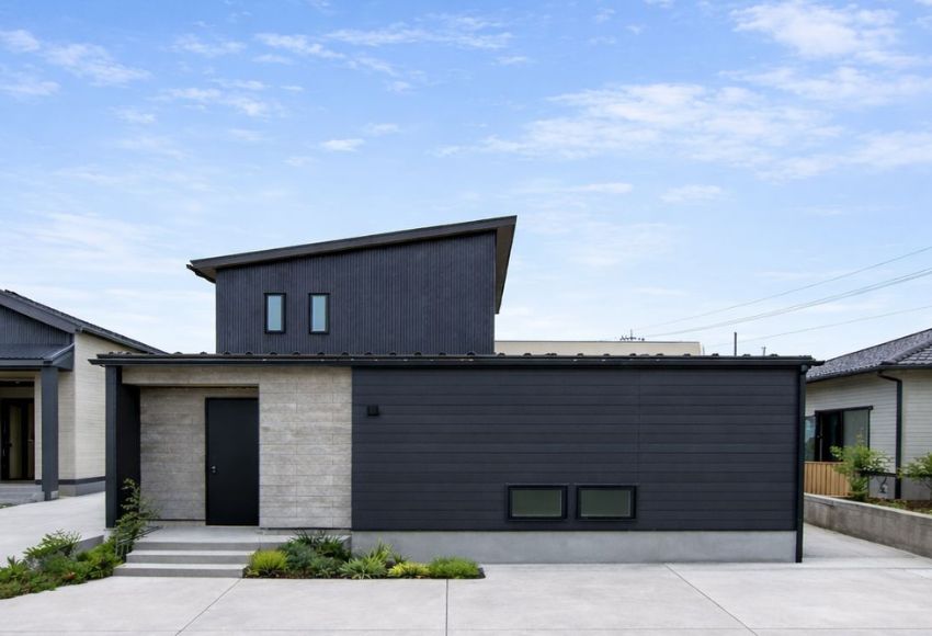 モノトーンでスタイリッシュ1階完結型ハウス