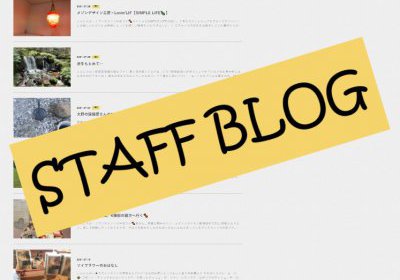 スタッフブログ随時更新中!