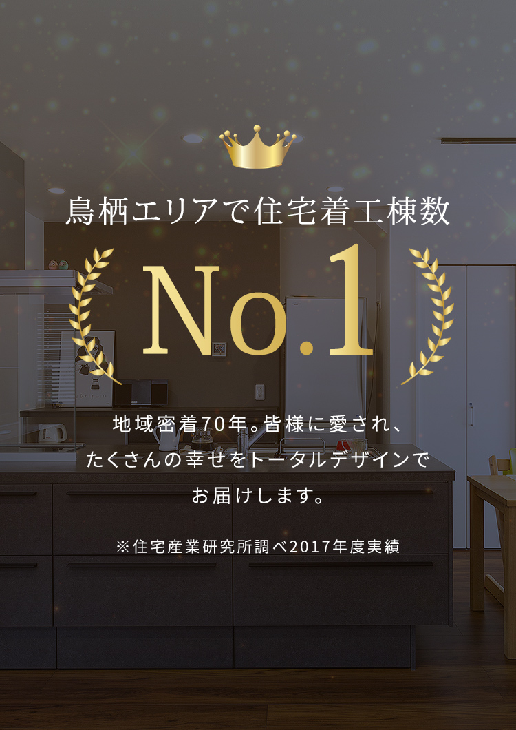 鳥栖エリアで住宅着工数NO.1