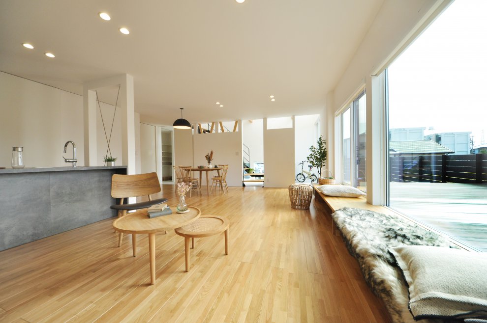 開放感あふれるLDK