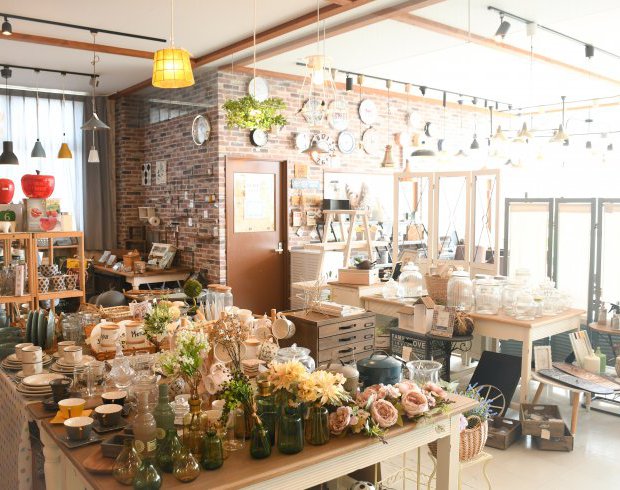 雑貨を販売しているコーナーがあり、好きな雑貨からお家のデザインのイメージが膨らむことも。