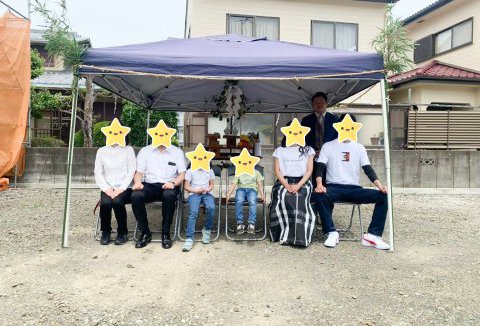 【地鎮祭・上棟】5/27(土)徳島市T様邸の地鎮祭を執り行いました