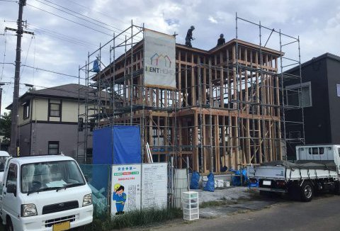 【地鎮祭・上棟】9/21(木)阿南市M様邸の上棟式を行いました