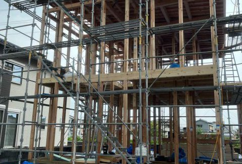 【地鎮祭・上棟】9/20(水)藍住町S様邸の上棟を行いました