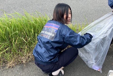 【イベントレポート】10/10 ケントホームズ北島ショールームあたりを清掃しました!