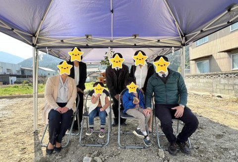 【地鎮祭・上棟】3/16(土)三好郡Y様邸の地鎮祭を執り行いました