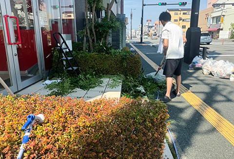 【新着情報】8/9 ケントホームズ佐古本社のお盆前大掃除をしました