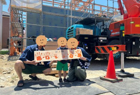 【地鎮祭・上棟】7/30(水)板野郡 D様邸の上棟を行いました