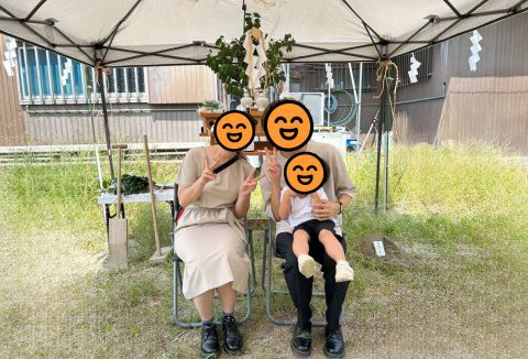 【地鎮祭・上棟】8/25(月) 板野郡S様邸の地鎮祭を執り行いました