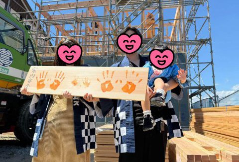 【地鎮祭・上棟】9/2(火) 藍住町S様邸の上棟を行いました