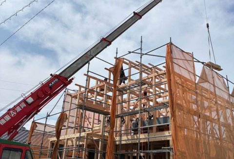 【地鎮祭・上棟】9/20(土) 板野郡K様邸の上棟を行いました