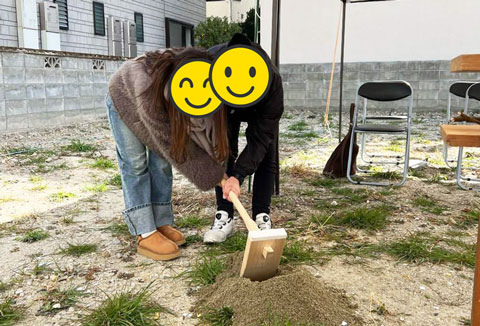 【地鎮祭・上棟】1/22(木) 小松島市K様邸の地鎮祭を執り行いました