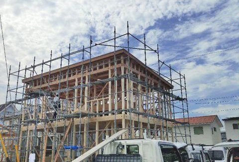 【地鎮祭・上棟】7/7(木)徳島市M様邸が上棟しました