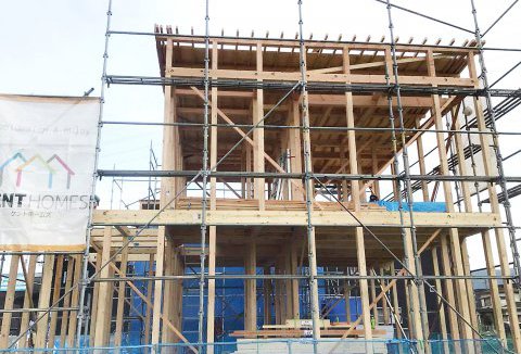 【地鎮祭・上棟】8/17(水)小松島市O様邸が上棟しました