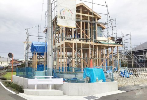 【地鎮祭・上棟】10/6(木)徳島市S様邸が上棟しました