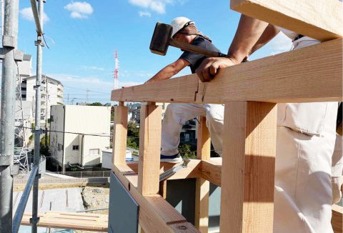 【地鎮祭・上棟】10/13(木)徳島市M様邸が上棟しました